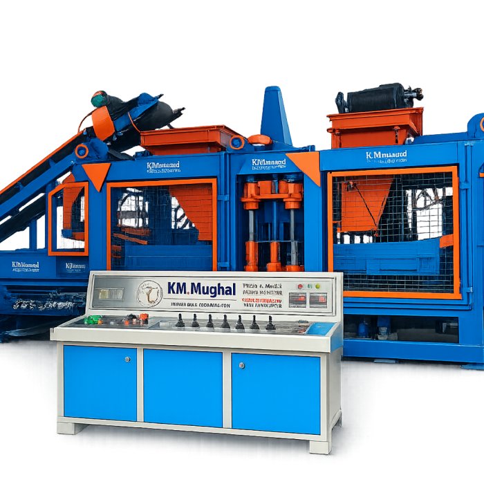 KM.MUGHAL Model (P4) Fully Automatic Concrete Paver & Block Making Plant
